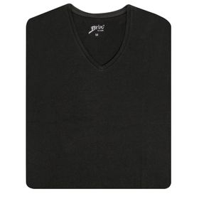Brix Siyah Basic O Yaka Erkek T-shirt