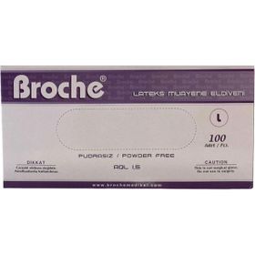 Broche Lateks 100'lü M Pudrasız Eldiven
