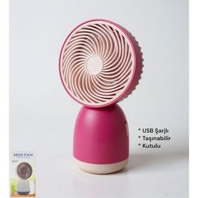 Brokoli Home Handheld USB Şarjlı El Fanı Mini Taşınabilir Yaz Serinleticisi Vantilatör