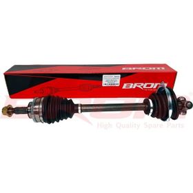 BROM R4021K Kangoo/Clio II Kalın Freze 630 mm Komple Sol Ön Aks