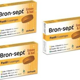 Bron-sept Limon Bal Aromalı 3x24 Pastil