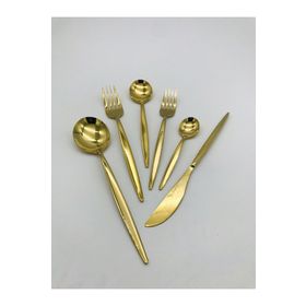 Brondoff Lizbon 36 Parça Titanyum Gold Çatal Kaşık Bıçak Seti
