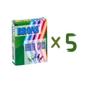 Brons 20 Adet Harita Çivisi