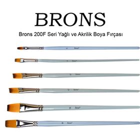 Brons 200F Seri Yağlı ve Akrilik Boya Fırçası