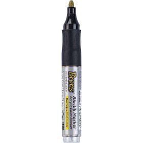 Brons 4 mm Altın Akrilik Kartuşlu Marker Kalem