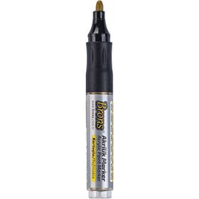 Brons 4 mm Kahve Akrilik Kartuşlu Marker Kalem