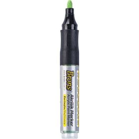 Brons 4 mm Yeşil Akrilik Kartuşlu Marker Kalem