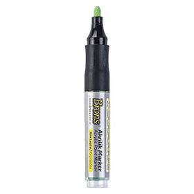 Brons 4 mm Yuvarlak Uç Yeşil Akrilik Marker