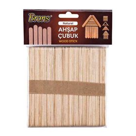 Brons Ahşap Natural Geniş Çubuk