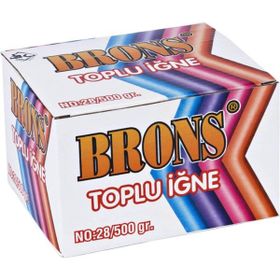 Brons BR-104 28/500 No 28 500 gr Toplu İğne