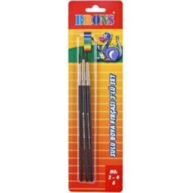 Brons BR-244 2-4-6 Sulu Boya Fırça Seti