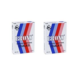 Brons BR-254 Mavi 12'li Kutu 2 Adet Tebeşir