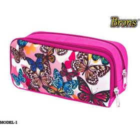 Brons BR-3160 2 Bölmeli Kalem Çantası