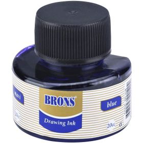Brons BR-318 12 Adet 20 CC Mavi Çini Mürekkebi