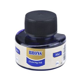 Brons BR-318 12 Adet 20 CC Mavi Çini Mürekkebi