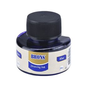 Brons BR-318 12 Adet 20 CC Mavi Çini Mürekkebi