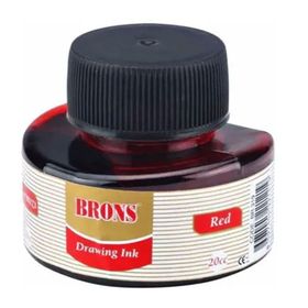 Brons Br-319 Kırmızı Çini Mürekkebi
