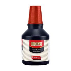 Brons BR-352 12x30 cc Kırmızı Tahta Kalemi Mürekkebi