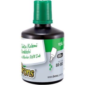 Brons BR-363 100 CC Yeşil Beyaz Tahta Kalem Mürekkebi