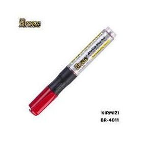 Brons BR-4011 Kırmızı Akrilik Markör Kalem