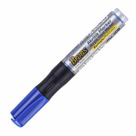 Brons BR-4012 Mavi Akrilik Marker Kalem