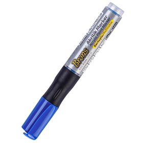 Brons BR-4012 Mavi Akrilik Marker Kalem