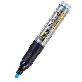 Brons BR-4012 Mavi Akrilik Marker Kalem
