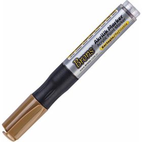 Brons BR-4016 Kahverengi Akrilik Marker Kalem