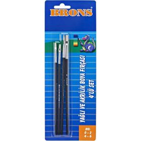 Brons Br-523 Yağlı ve Akrilik Boya Fırçası