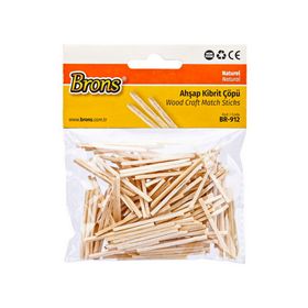 Brons BR-912 Natural Ahşap Kibrit Çöpü