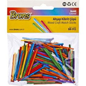Brons BR-913 Renkli Ahşap Kibrit Çöpü