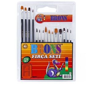 Brons BR249 15'li Fırça Seti