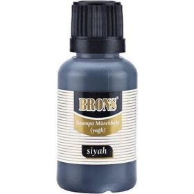 Brons BR314 Siyah 30 cc x 12 Istampa Mürekkebi