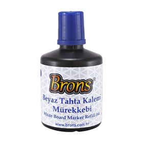 Brons Mavi 30 cc Beyaz Tahta Kalemi Mürekkebi