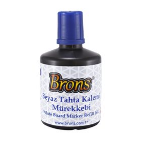 Brons Mavi 30 cc Beyaz Tahta Kalemi Mürekkebi
