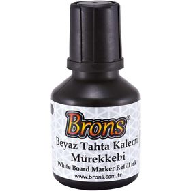 Brons Siyah 30 cc Beyaz Tahta Kalemi Mürekkebi