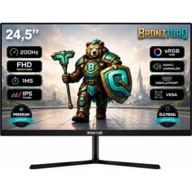 BRONZTURQ BTQ245FHD-A4 24 inç 200 Hz 1 ms Full HD IPS Gaming Monitör