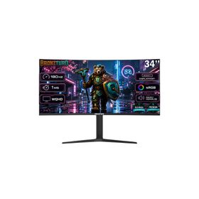 BRONZTURQ BTQ340WQHD-A 34 inç 180 Hz 1 ms WQHD Curved Gaming Monitör