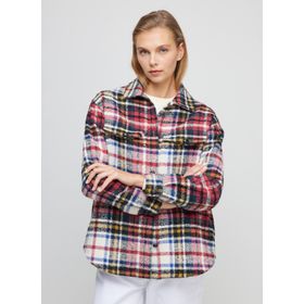 Brooks Brothers BBFW23FJC016 Kırmızı Lacivert Kadın Mont