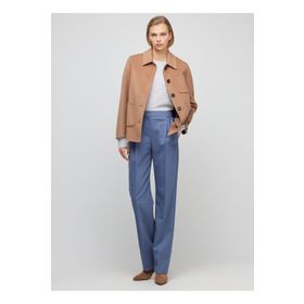 Brooks Brothers BBFW23FPT015 Mavi Normal Bel Kadın Pantolon