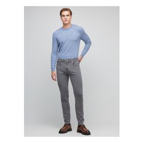 Brooks Brothers BBFW23MPT003 Gri Normal Bel Normal Paça Slim Fit Erkek Pantolon