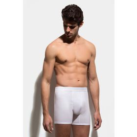 Bross 1000 2'li Paket Lycralı Beyaz Erkek Boxer