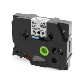 Brother AZE241 P-Touch Uyumlu 18 mm Tze-Tape Beyaz Etiket