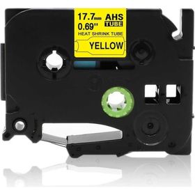 Brother AZE641 P-Touch Uyumlu 18 mm Tze-Tape Sarı Etiket