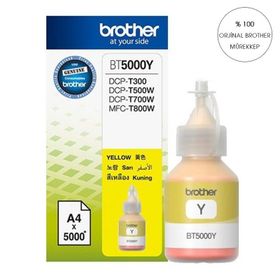 Brother Bt-5000y Dcp-t300 Dcp-t500w Dcp-t700w Mfc-t800w / Mfc-910 Sarı Mürekkep