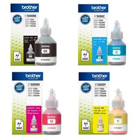 Brother Bt-6000 / Bt-5000 dcp-t300 Dcp-t500w Dcp-t700w Mfc-t800w / Mfc-910 Orjinal Mürekkep Takım