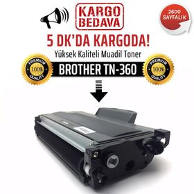 Brother Kripto TN-360 Muadil Siyah Kartuş