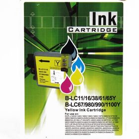Brother LC 11 16 38 61 65 67 980 1100 Sarı Kartuş