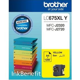 Brother LC 675XL MFC J2320 J2720 Sarı Kartuş