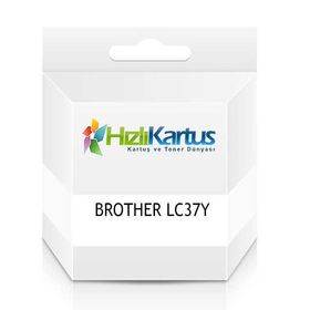 Brother LC37Y Sarı Muadil Kartuş
